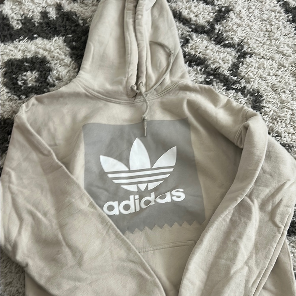 Adidas Beige Hoodie